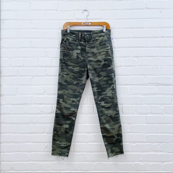 GAP army camo true skinny jeans khaki - Picture 1 of 3